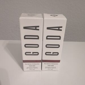 2X GODA For Her Pheromone Infused Oil/Women Long-Lasting Floral Amber 15ml READ